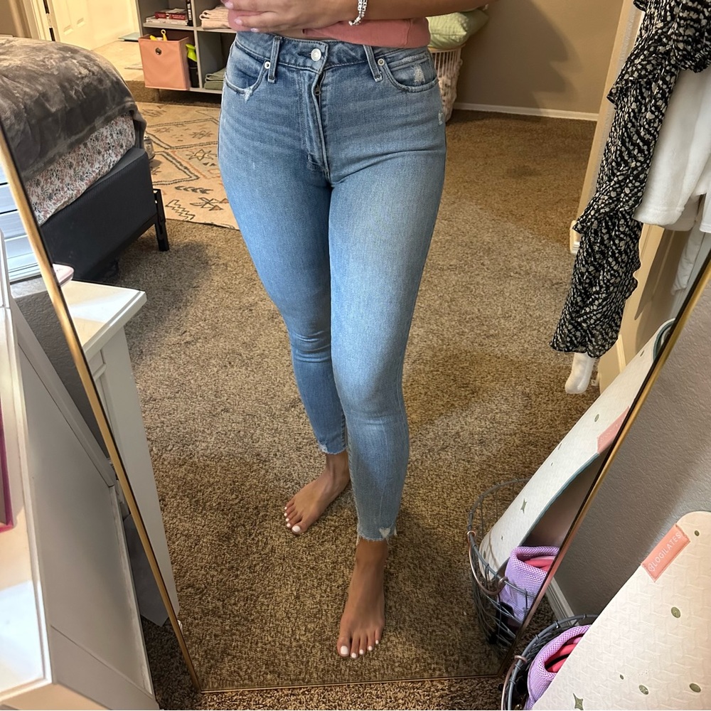 Abercrombie Curve Love High Rise Skinny Jeans